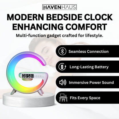 HavenHaus™ Wireless Charging LED Speaker